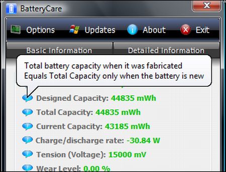 ... of laptop battery it s advanced algorithm accurately records